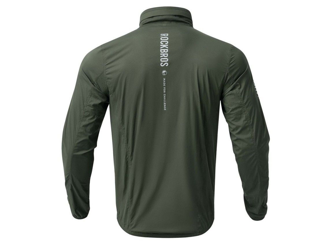 Cortavientos para bicicleta Rockbros TLWT002 ROAD TO SKY S - Verde