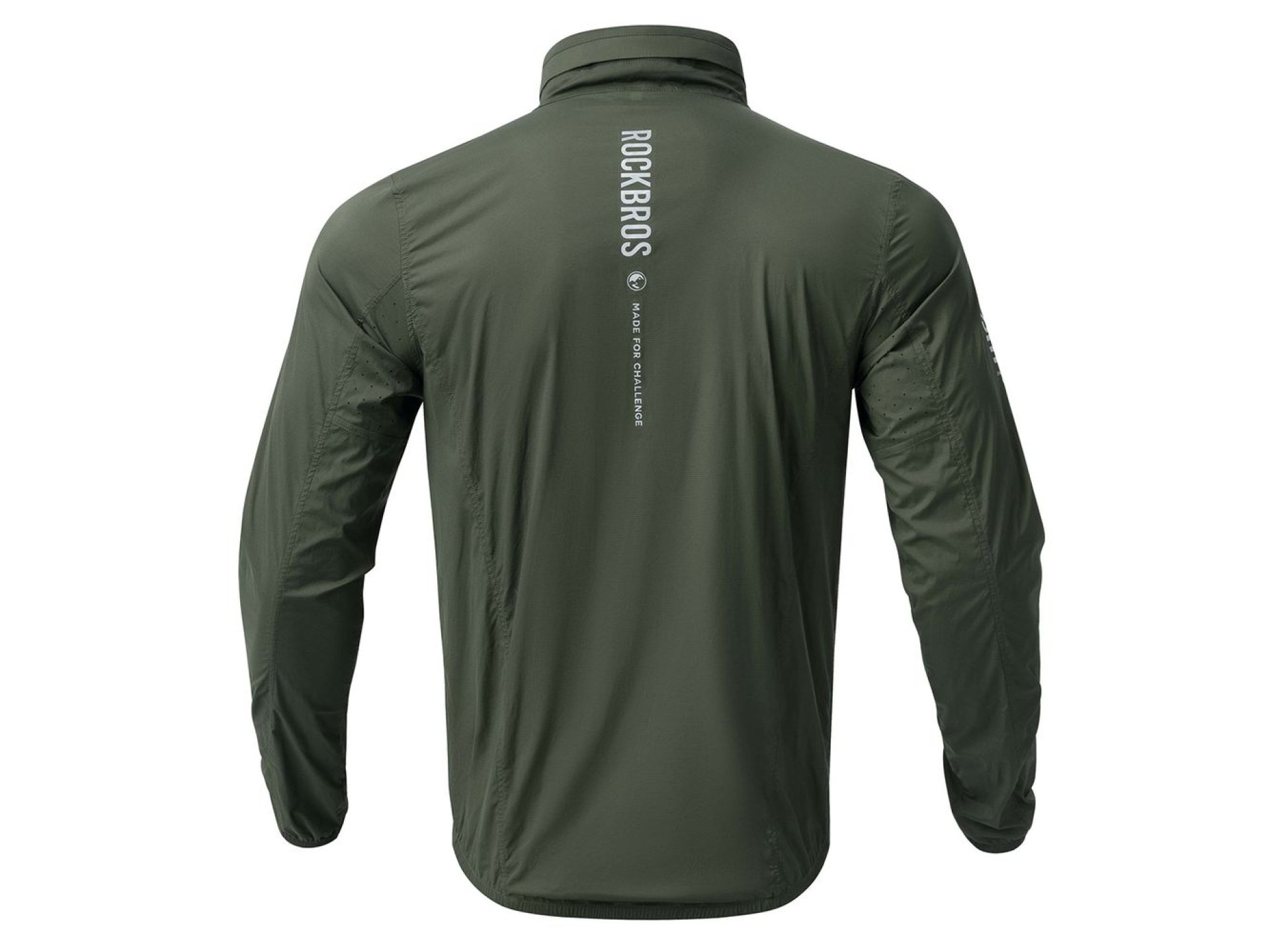 Jaqueta corta-vento para ciclismo Rockbros TLWT002 ROAD TO SKY L - Verde
