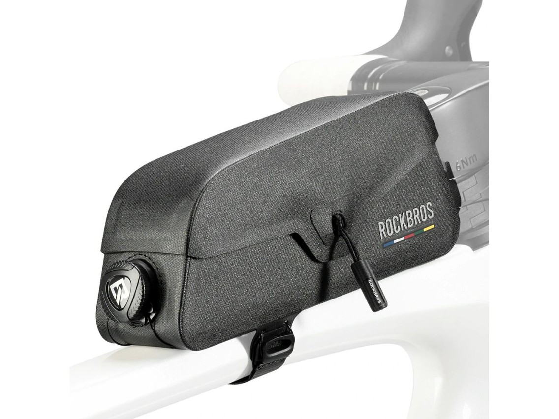 Bolsa impermeable para cuadro de bicicleta Rockbros AS-134 ROAD TO SKY de 0,6 l - negra