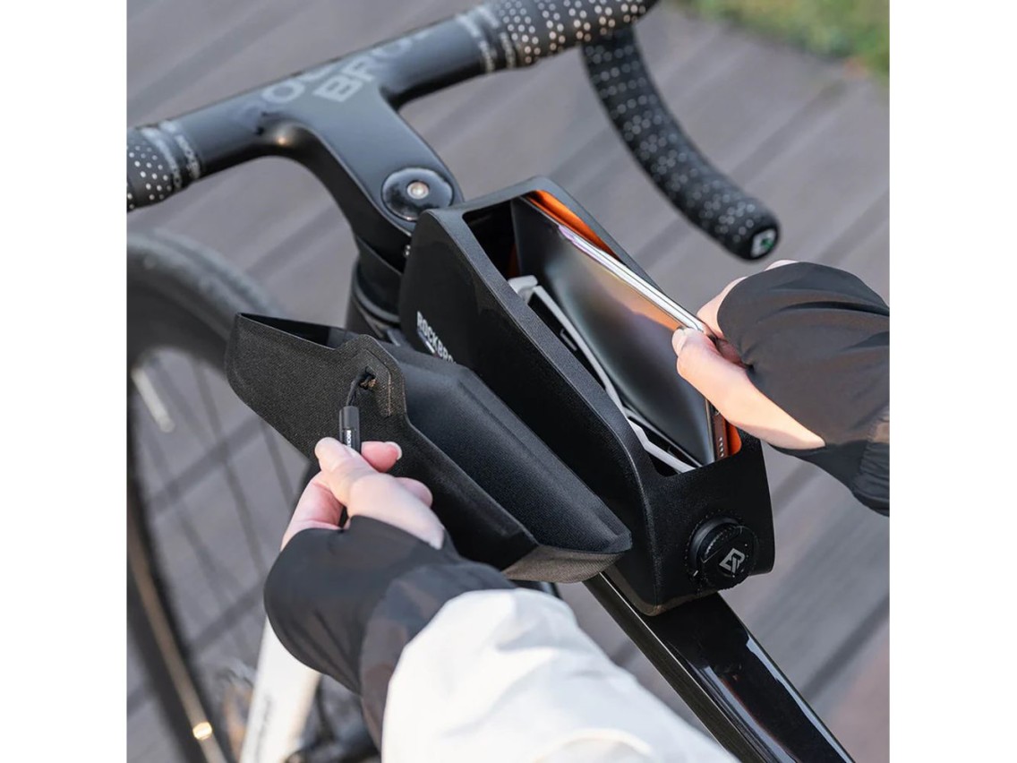 Rockbros AS-134 ROAD TO SKY waterproof bike frame bag 0.6 l - black