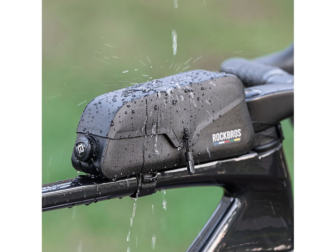 Rockbros AS-134 ROAD TO SKY waterproof bike frame bag 0.6 l - black