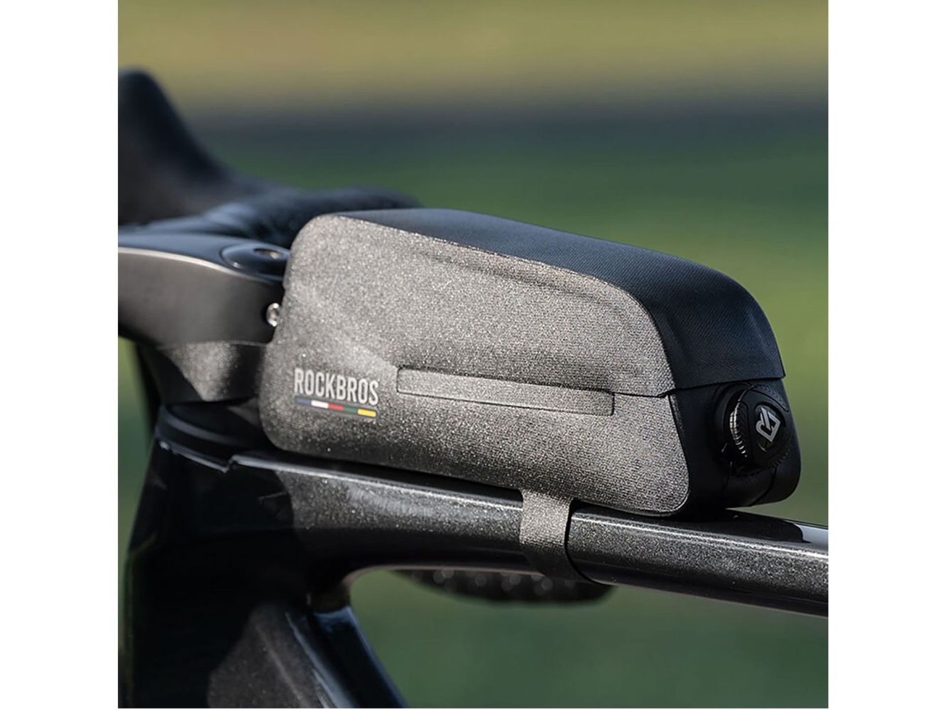 Rockbros AS-134 ROAD TO SKY waterproof bike frame bag 0.6 l - black