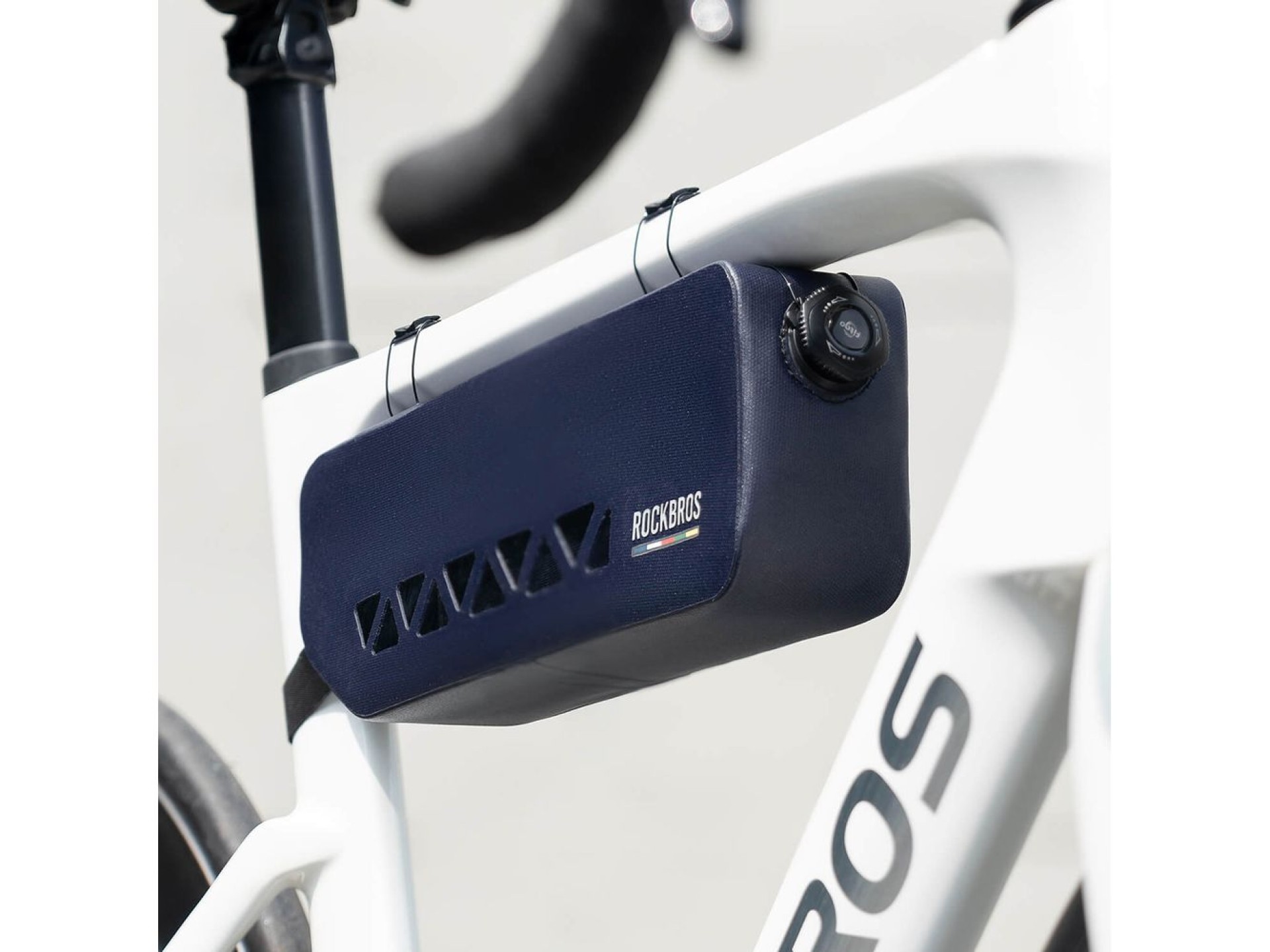 Bolsa de quadro impermeável Rockbros AS-140 ROAD TO SKY 1,7 l - azul