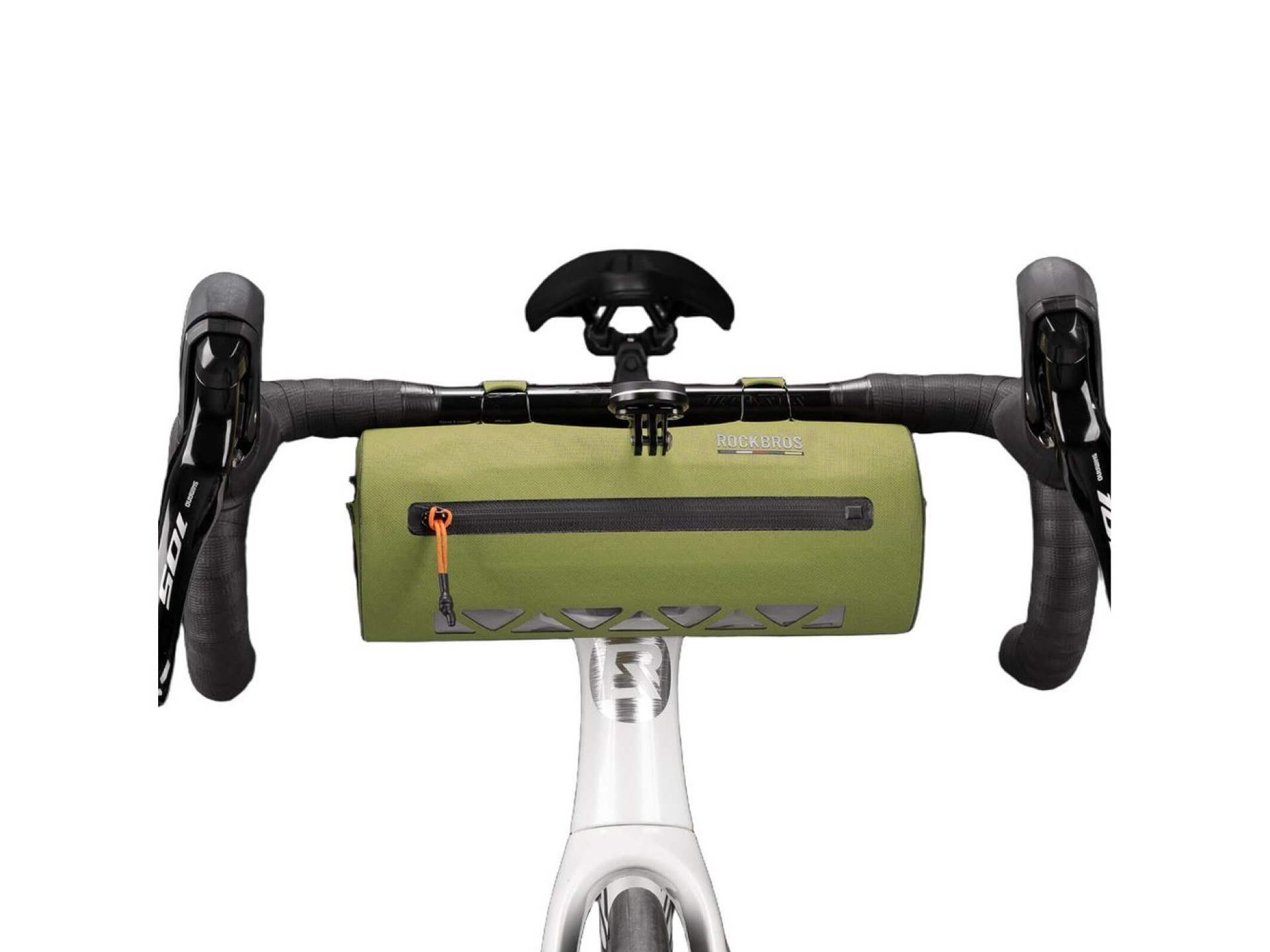 Rockbros AS-145 ROAD TO SKY handlebar bicycle bag, waterproof, 2 l - green