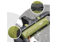 Rockbros AS-145 ROAD TO SKY handlebar bicycle bag, waterproof, 2 l - green Rockbros AS-145 ROAD TO SKY handlebar bicycle bag, waterproof, 2 l - green