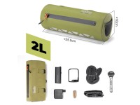Rockbros AS-145 ROAD TO SKY handlebar bicycle bag, waterproof, 2 l - green Rockbros AS-145 ROAD TO SKY handlebar bicycle bag, waterproof, 2 l - green