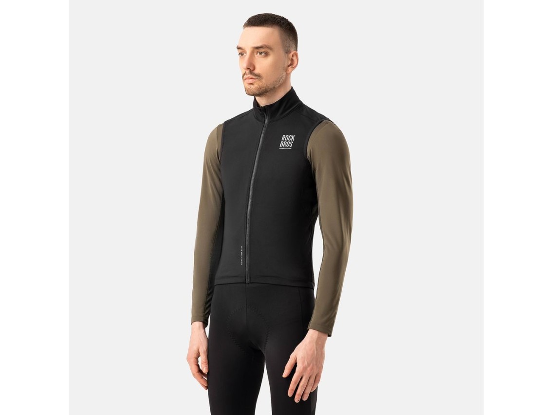 Chaleco cortavientos aislante Rockbros TLMJ002 ROAD TO SKY, talla S - negro