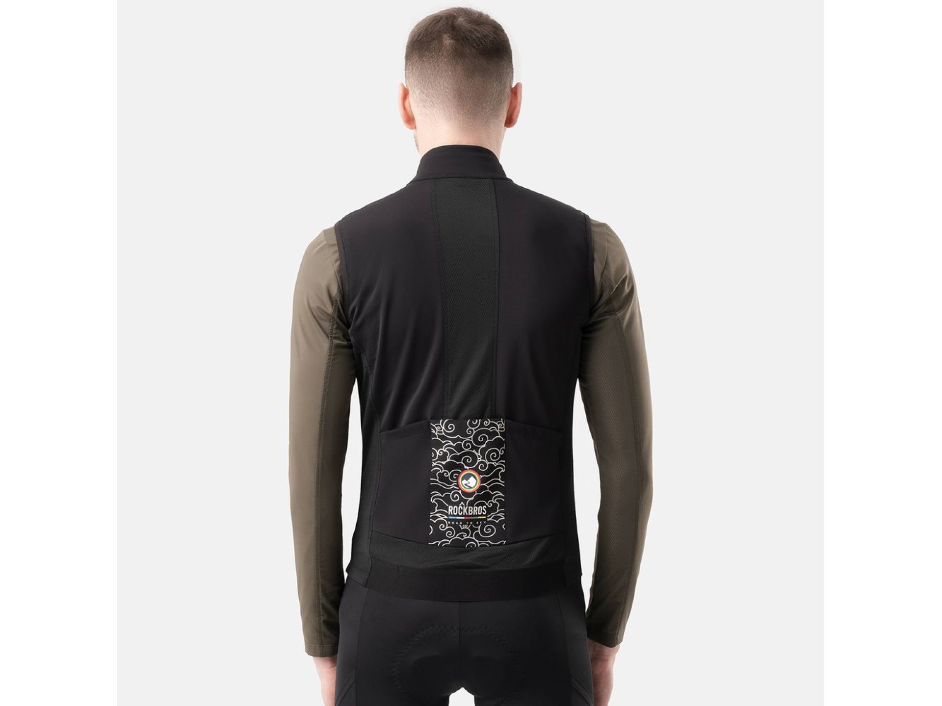 Rockbros TLMJ002 ROAD TO SKY windproof vest insulated M - black