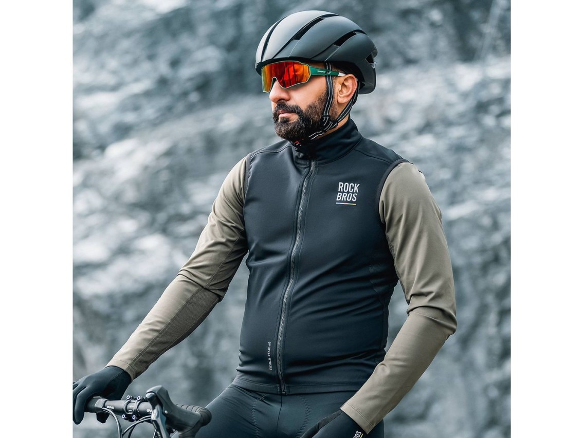 Rockbros TLMJ002 ROAD TO SKY windproof vest insulated M - black