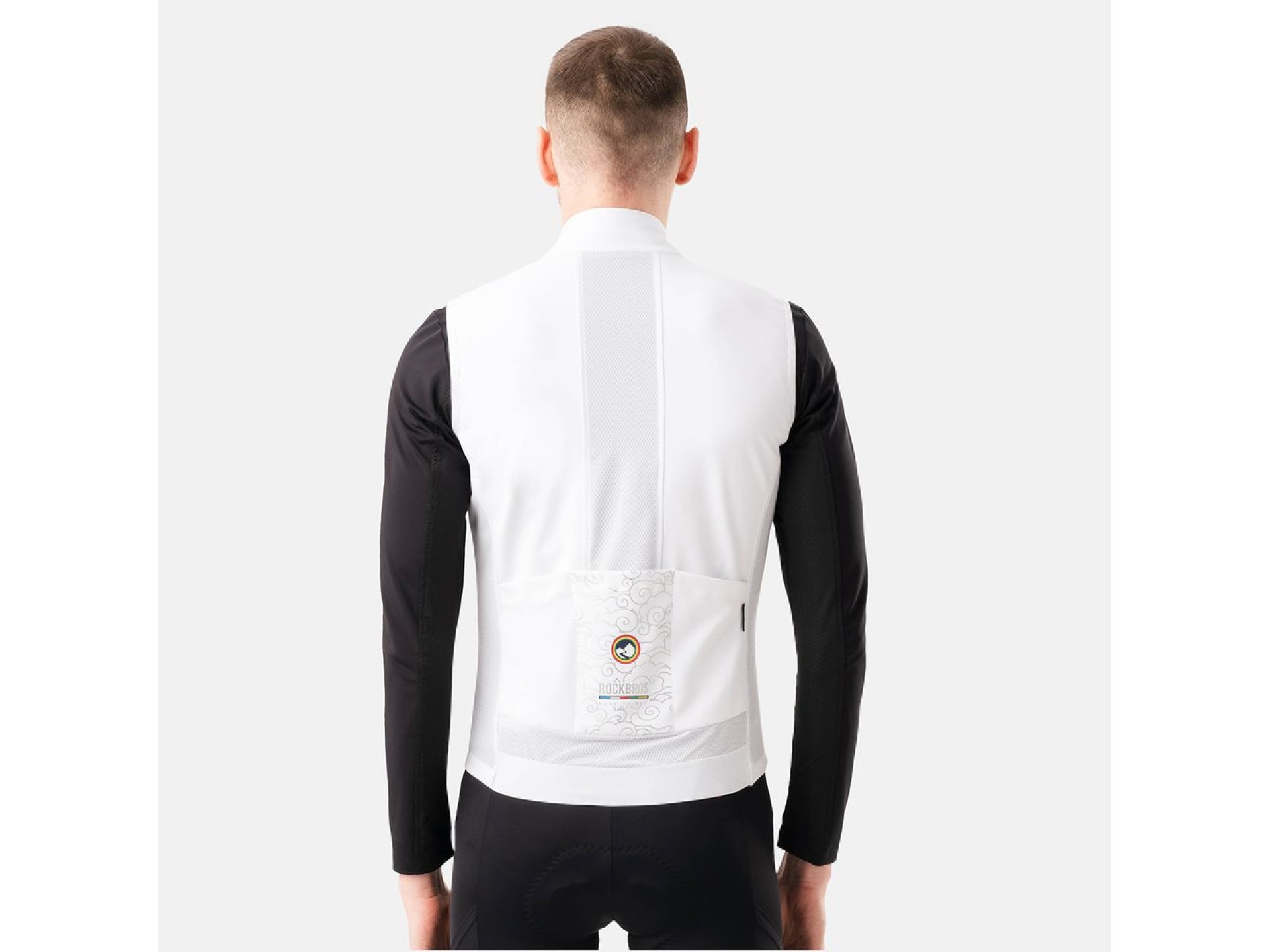 Rockbros TLMJ002 ROAD TO SKY windproof vest insulated L - white