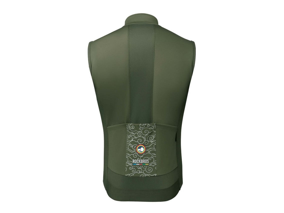 Rockbros TLMJ002 ROAD TO SKY insulated windproof vest S - green