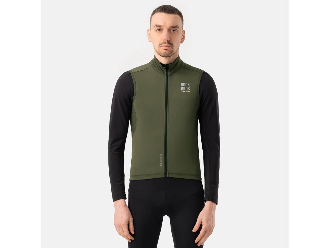 Rockbros TLMJ002 ROAD TO SKY insulated windproof vest S - green