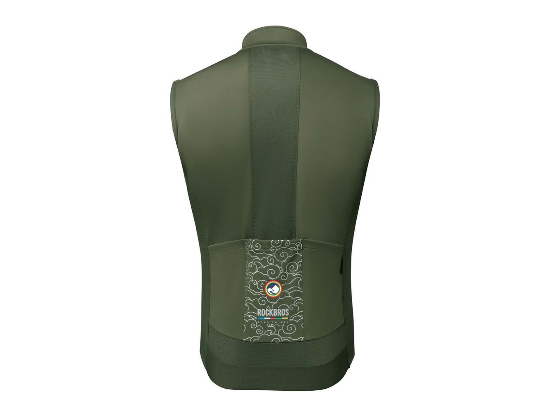 Rockbros TLMJ002 ROAD TO SKY insulated windproof vest M - green