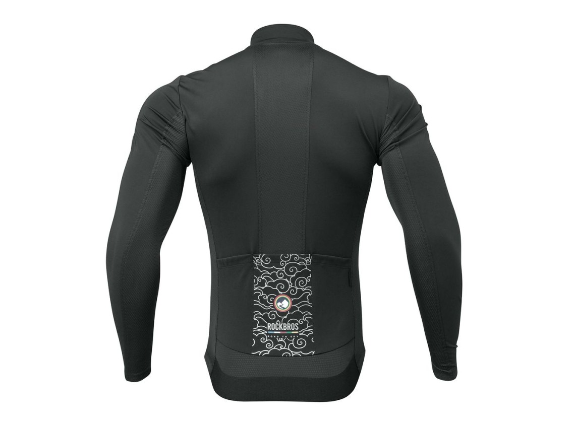Camisa de ciclismo Rockbros TLWT001 ROAD TO SKY, � prova de vento e com isolamento t�rmico, tamanho 