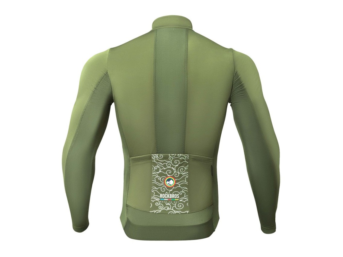 Camisa de ciclismo Rockbros TLWT001 ROAD TO SKY, imperme�vel e com isolamento t�rmico, tamanho M - v