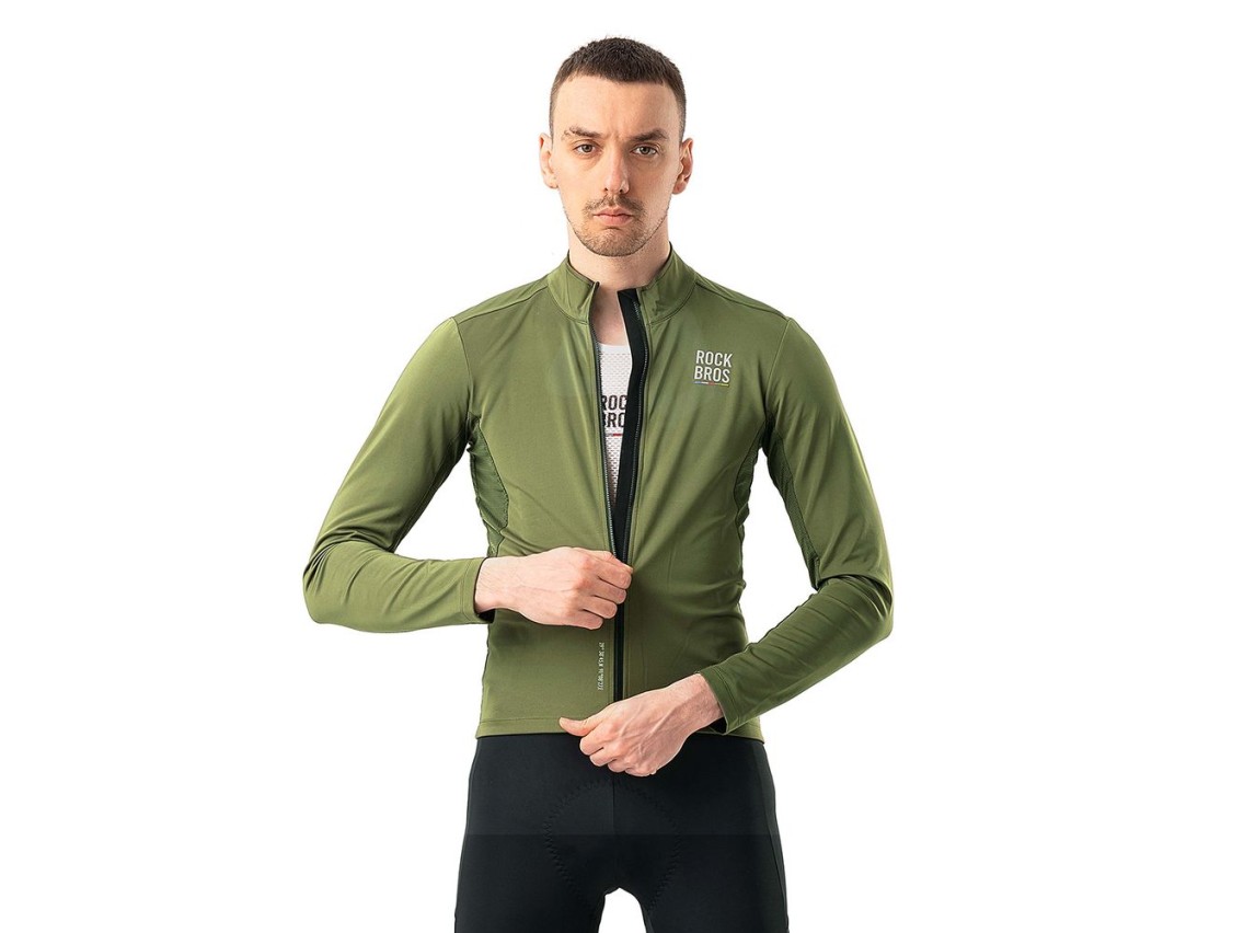 Camisa de ciclismo Rockbros TLWT001 ROAD TO SKY, imperme�vel e com isolamento t�rmico, tamanho M - v