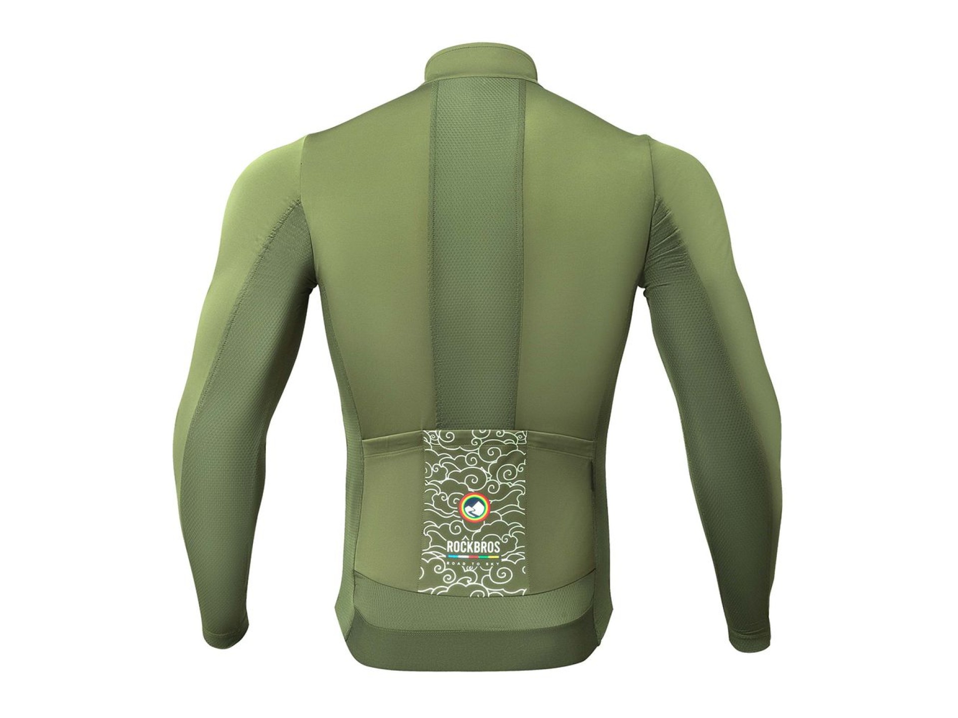 Camisa de ciclismo Rockbros TLWT001 ROAD TO SKY, impermeável e com isolamento térmico, tamanho M - v