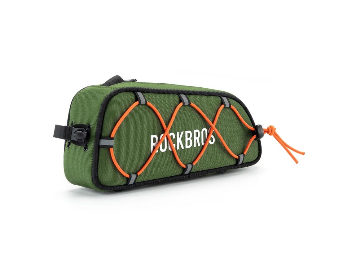 Bolsa de quadro imperme�vel Rockbros TL004 ROAD TO SKY 0,7 l - verde