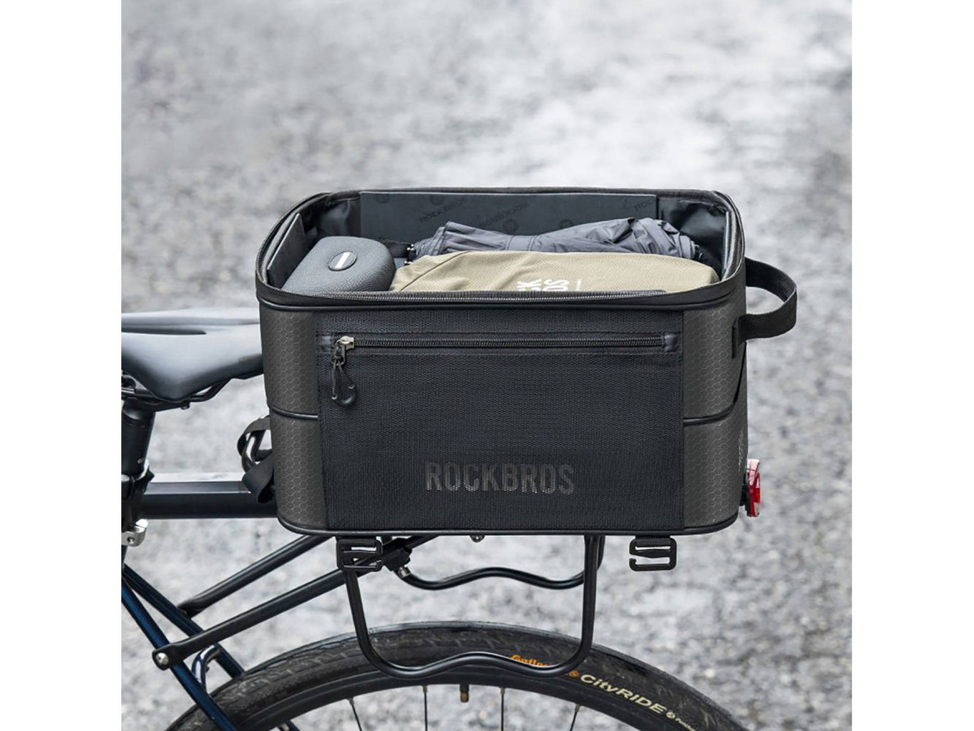 Rockbros A30 ROAD TO SKY Foldable Bike Bag for Trunk 15-30L - Black