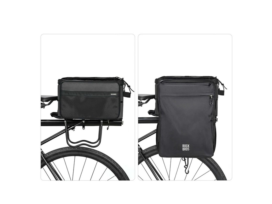 Rockbros A30 ROAD TO SKY Foldable Bike Bag for Trunk 15-30L - Black