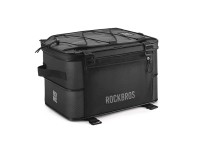 Bolsa dobrável para bicicleta Rockbros A30 ROAD TO SKY para porta-malas, 15-30L - Preta Bolsa dobrável para bicicleta Rockbros A30 ROAD TO SKY para porta-malas, 15-30L - Preta