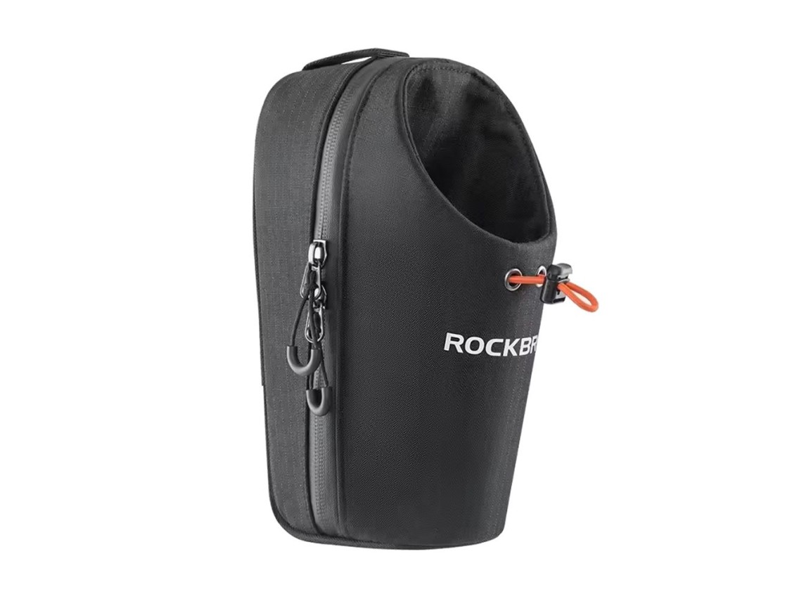 Bolsa para manillar Rockbros P002 compatible con patinetes y bicicletas urbanas plegables, 1,5 L - N