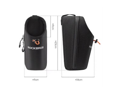 Rockbros P002 Handlebar Bag Compatible with Scooters and Folding City Bikes 1.5L - Black Rockbros P002 Handlebar Bag Compatible with Scooters and Folding City Bikes 1.5L - Black
