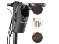Bolsa para manillar Rockbros P002 compatible con patinetes y bicicletas urbanas plegables, 1,5 L - N Bolsa para manillar Rockbros P002 compatible con patinetes y bicicletas urbanas plegables, 1,5 L - N
