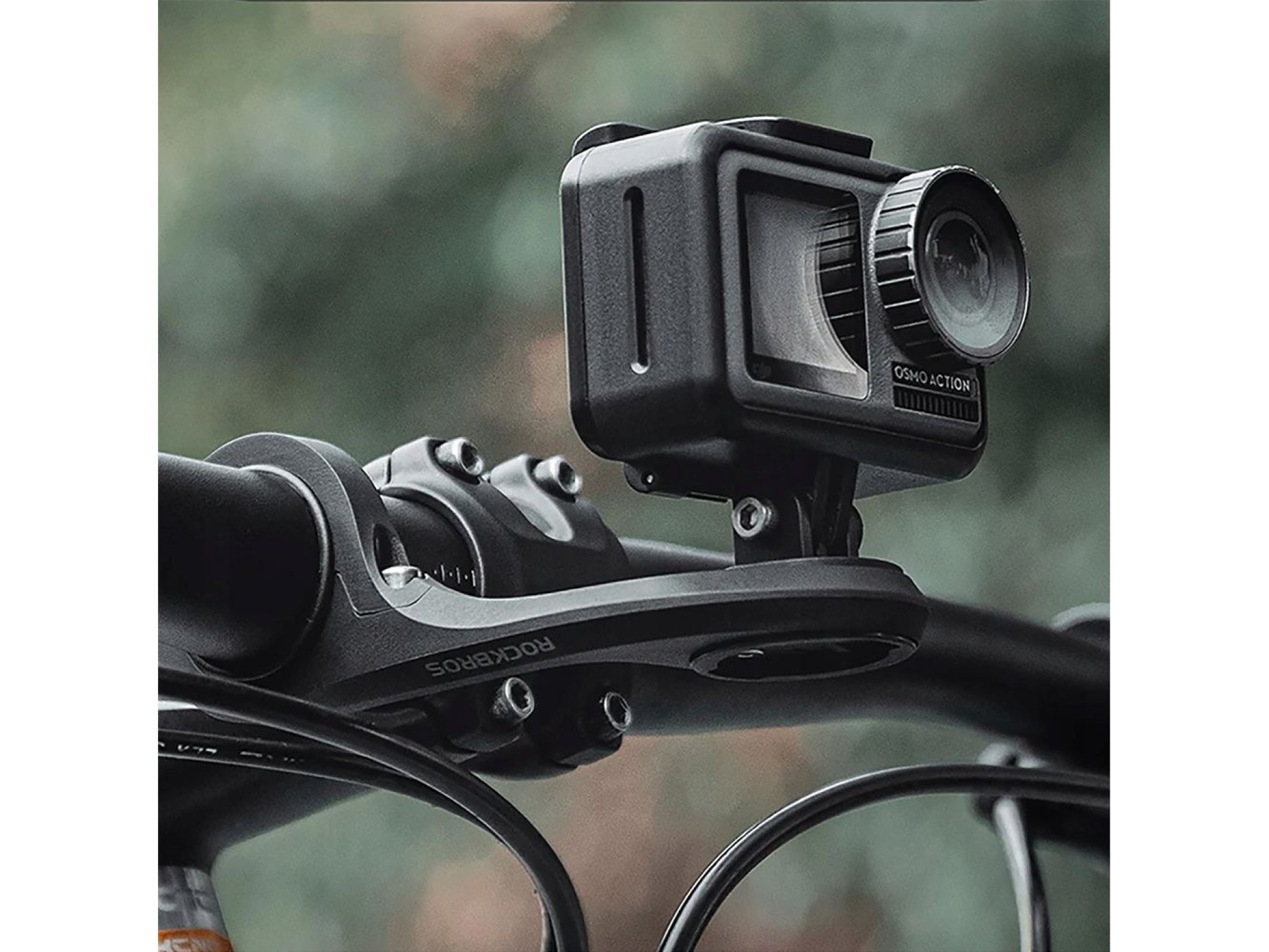 Suporte de bicicleta Rockbros 29210012001 para guiador Garmin - preto
