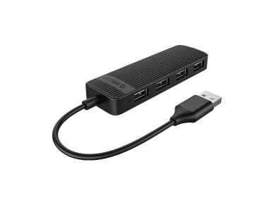 Esta��o de acoplamento Orico FL02 USB-A com 4 portas USB-A 2.0 - Preta