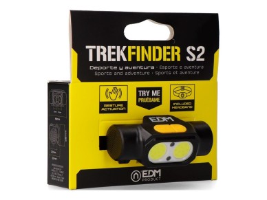 Lanterna de cabe�a trekfinder s2, 250 lm, 3 w, com ativa��o por gestos