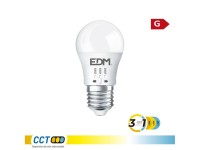 Bombilla esf�rica led p45 e27, 6 w, 500 lm, 3cct, �45 x 88 mm