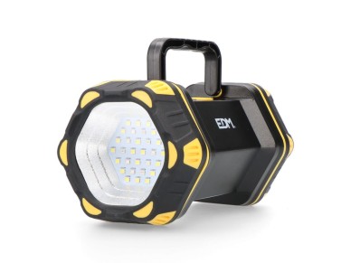Lanterna led de m�o titan guard, recarreg�vel, 3 pontos de luz