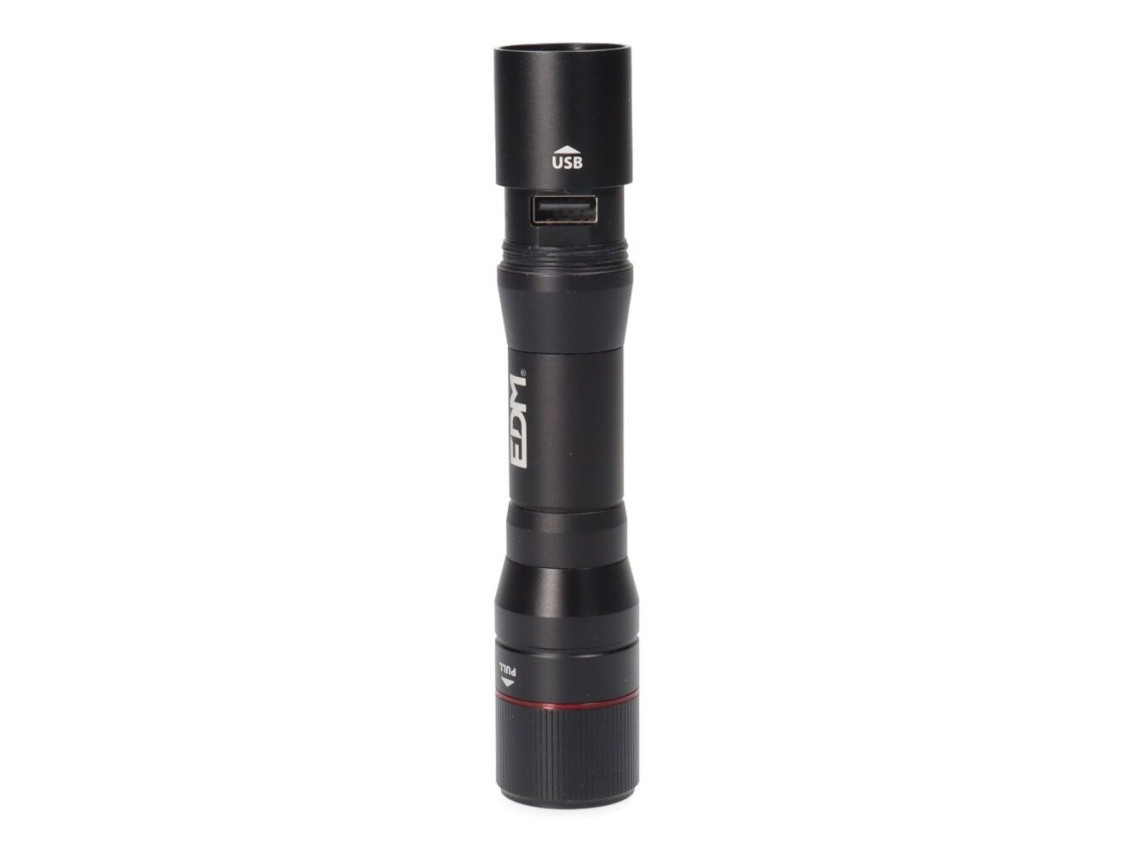 Lanterna de 1 led wild force kv2 20w 1800 lm, corpo alumínio, recarregável, power bank
