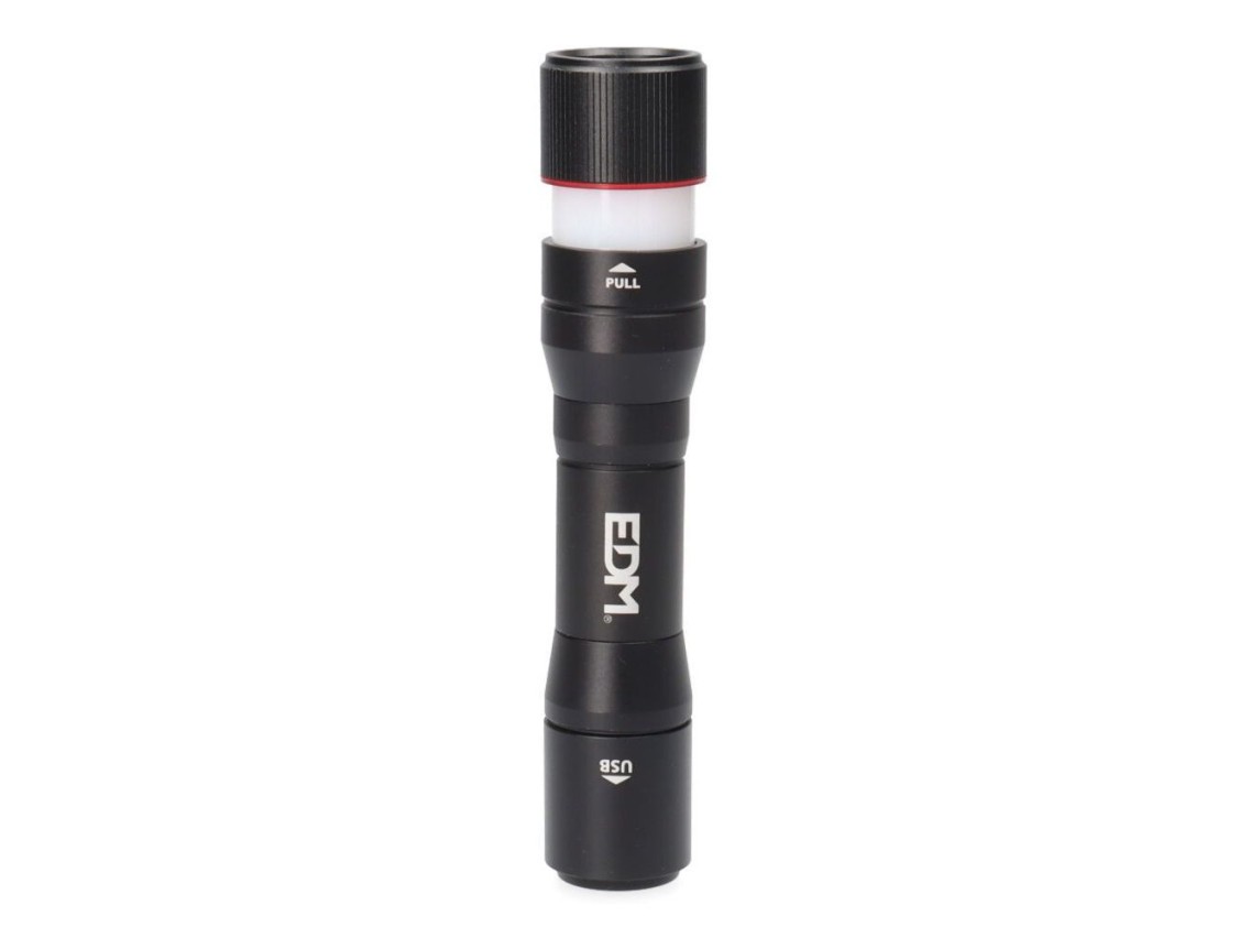 Lanterna de 1 led wild force kv2 20w 1800 lm, corpo alumínio, recarregável, power bank