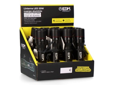 Lanterna de 1 led wild force kv2 20w 1800 lm, corpo alum�nio, recarreg�vel, power bank
