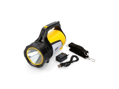 Lanterna led titan guard x2 multifun��es recarreg�vel + powerbank 10 w 350 lm