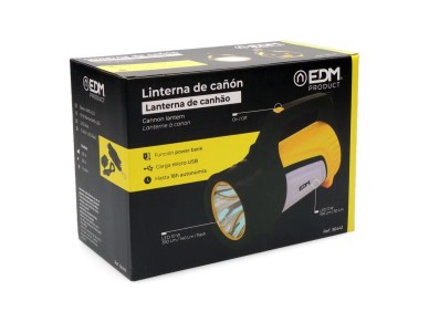 Lanterna led titan guard x2 multifun��es recarreg�vel + powerbank 10 w 350 lm