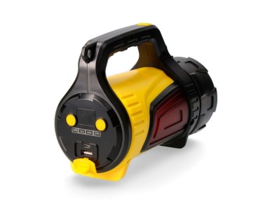 Lanterna led titan guard x2 multifun��es recarreg�vel + powerbank 10 w 350 lm