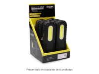 Rechargeable led work light true work f2 with usb, with hook, clip, magnet and support. cob 5 w 300 