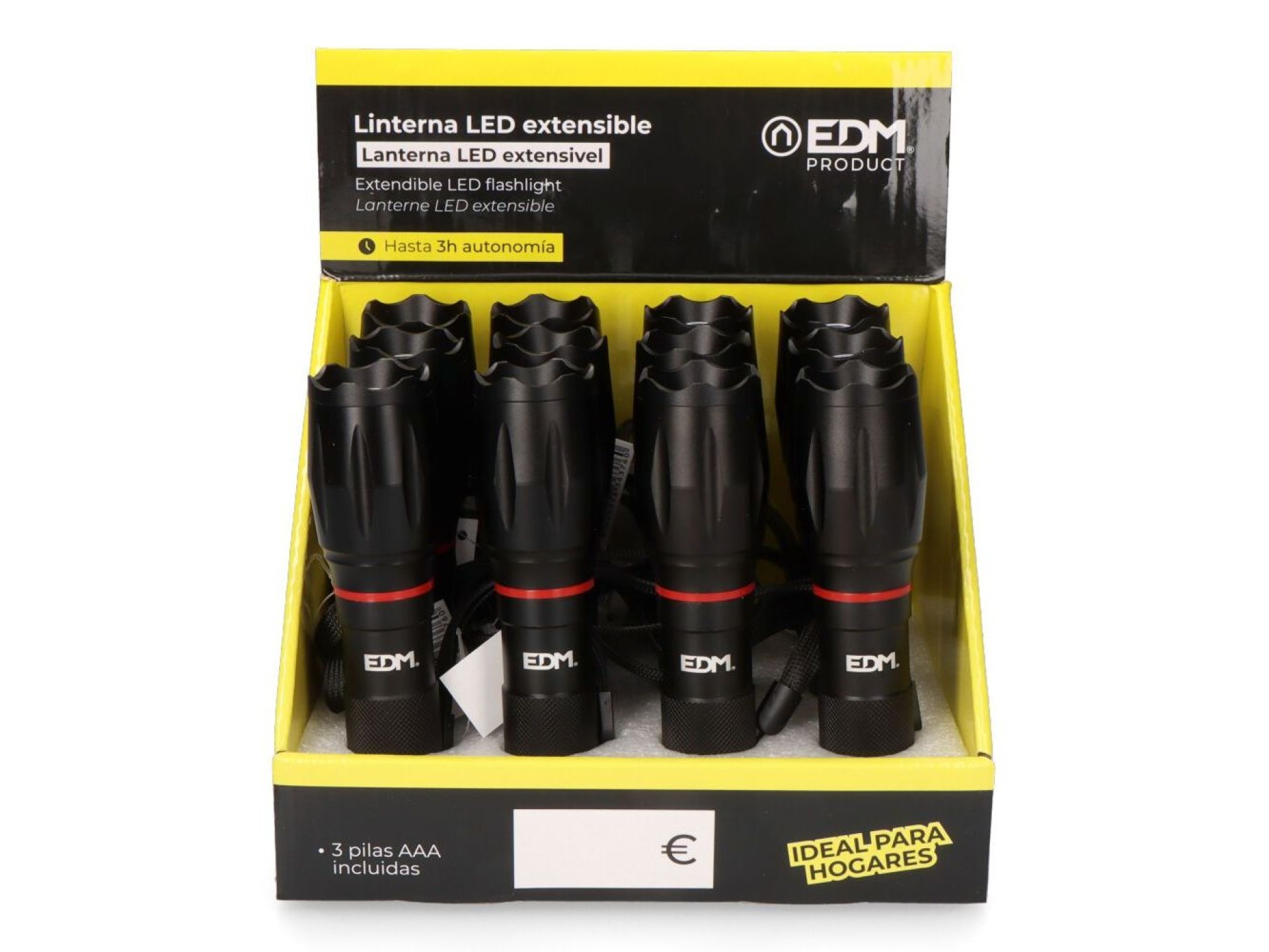 Lanterna led extensível wild force kv1 5 w 210 lm, 3xaaa incluídas