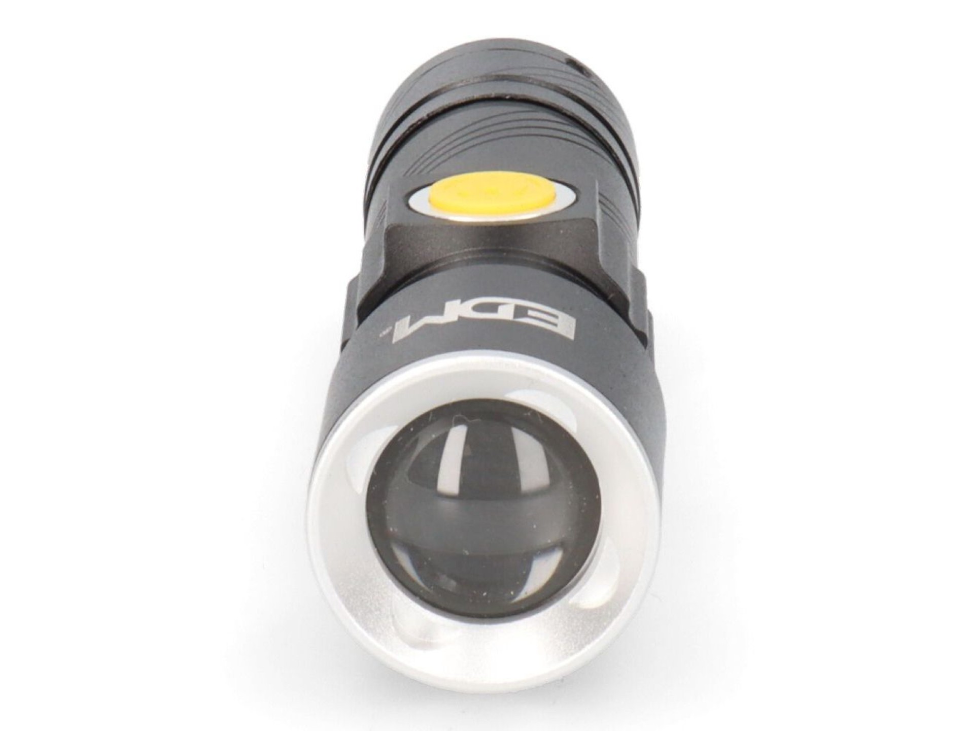 Mini flashlight with zoom 1 led 120lm/40lm/ flash 9,000k rechargeable with usb.