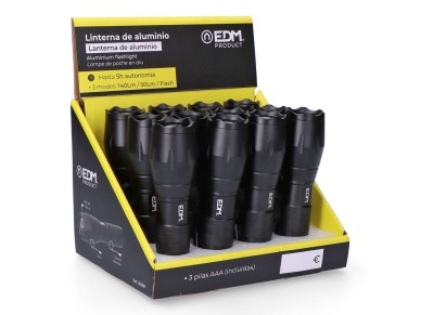 Lanterna led tactical force, zoom, alum�nio, 3 w 140 lm 3xaaa (inclu�das)