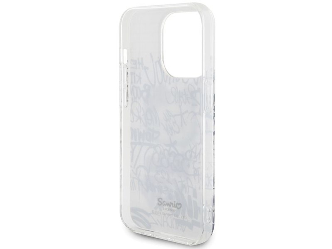 Hello Kitty IML Kitty On Bricks Graffiti case for iPhone 13 Pro / 13 - white