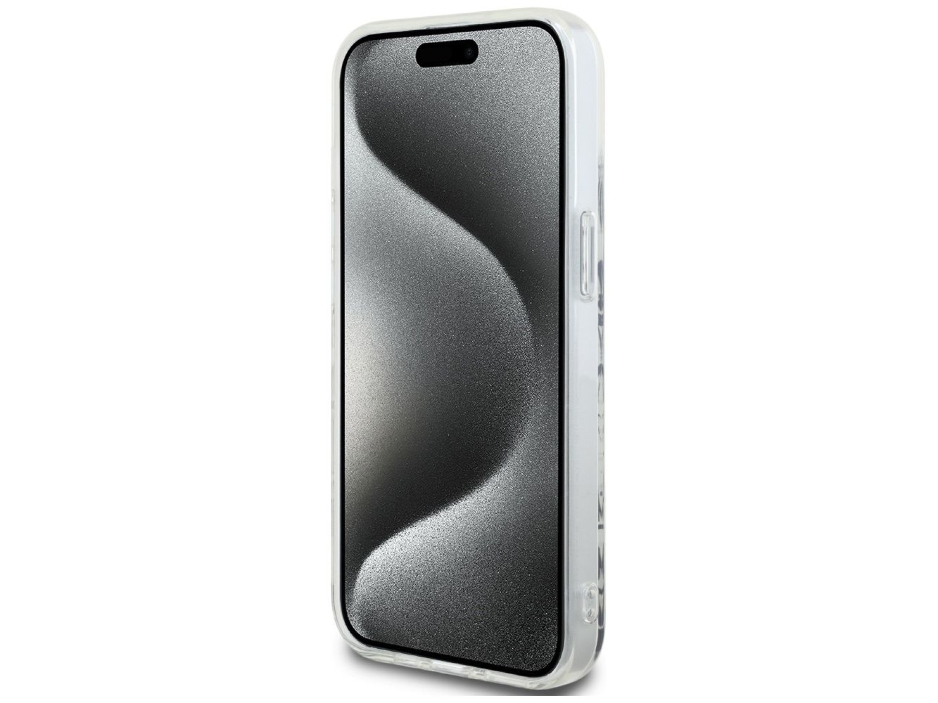 Hello Kitty IML Kitty On Bricks Graffiti case for iPhone 15 - white