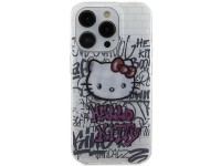 Hello Kitty IML Kitty On Bricks Graffiti case for iPhone 15 Pro - white Hello Kitty IML Kitty On Bricks Graffiti case for iPhone 15 Pro - white