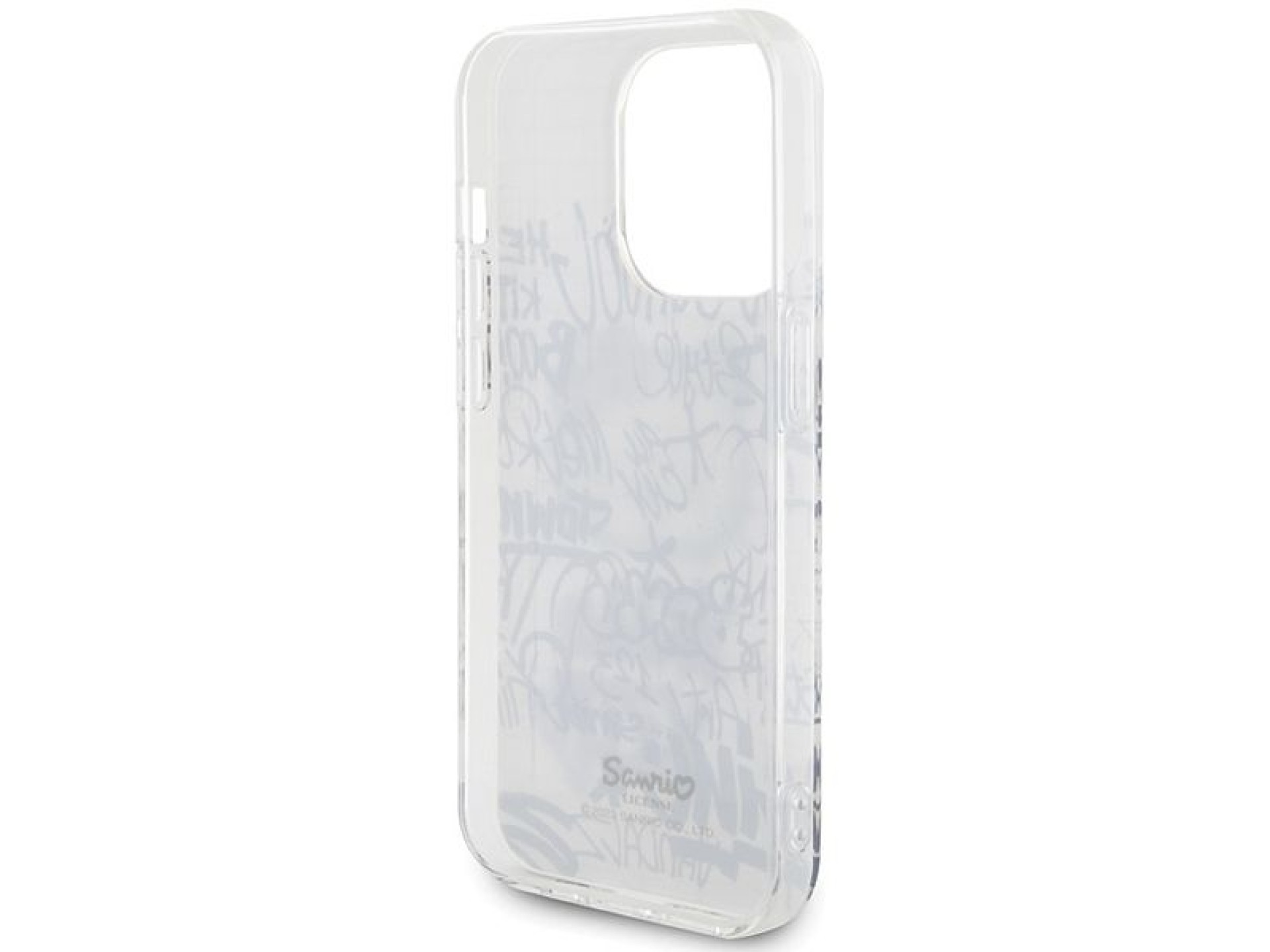 Capa Hello Kitty IML Kitty On Bricks Graffiti para iPhone 15 Pro - branca