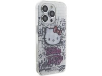 Funda Hello Kitty IML Kitty On Bricks Graffiti para iPhone 15 Pro Max - blanca Funda Hello Kitty IML Kitty On Bricks Graffiti para iPhone 15 Pro Max - blanca