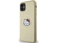 Hello Kitty Leather Kitty Head MagSafe case for iPhone 11 / Xr - gold Hello Kitty Leather Kitty Head MagSafe case for iPhone 11 / Xr - gold