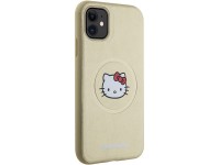 Hello Kitty Leather Kitty Head MagSafe case for iPhone 11 / Xr - gold Hello Kitty Leather Kitty Head MagSafe case for iPhone 11 / Xr - gold